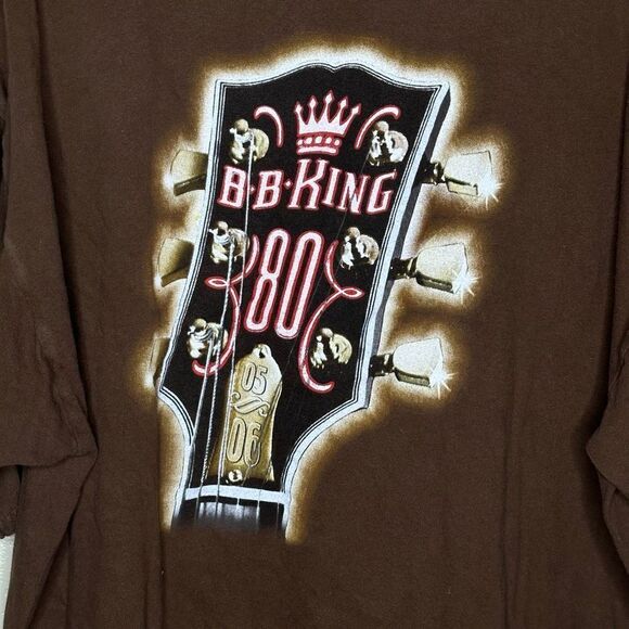 Y2K BB King Guitar Shirt Size XXL - Picture 5 of 6